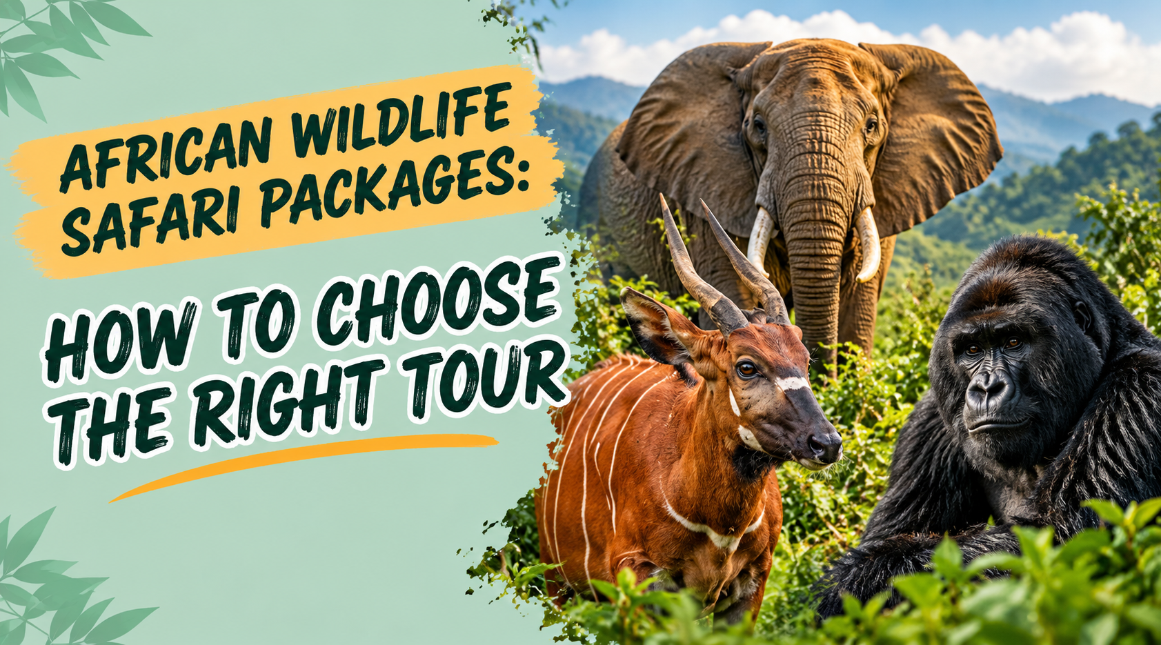 African Wildlife Safari Packages